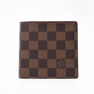 Louis Vuitton Damier Portefeuille Wallet Marco Brown Bifold